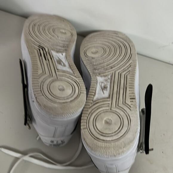 NIKE AIR FORCE 1 ZIP SWOOSH REMOVABLE‎ SNEAKERS SIZE 9 1/2 - Picture 6 of 6